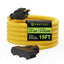 30 Amp to 110V 15/20 Amp Generator Adapter, NEMA L5-30P to 3X 5-15/20R Household Regular Outlet Splitter w/Circuit Breaker