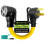 NEMA 10-30P to 14-50R EV & RV Adapter Cord with 8 ft Ground Wire