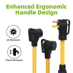 Portvoi NEMA 6-50 Y Splitter, 50Amp 250V Extension Cord For Welder/ Level 2 EV Charger