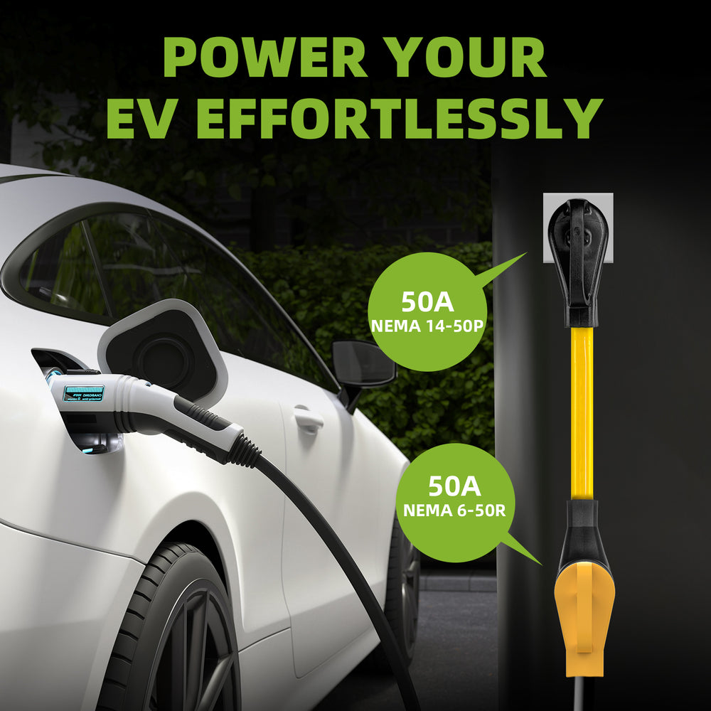 Portvoi 50Amp Welder Adapter Cord, 1.5FT NEMA 14-50P to 6-50R, 50 Amp 250V Heavy Duty Welding Power Cord, STW 8AWG 3-Prong to 4-Prong RV Generator Plug Adapter, ETL Listed