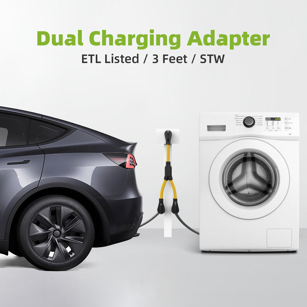 Portvoi 50Amp NEMA14-50 Y Splitter Perfect For RV/EV Charging