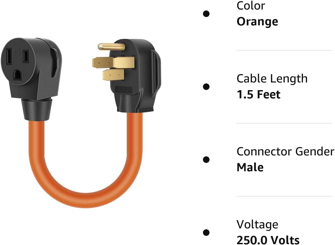 Portvoi Nema 14-50P to 6-50R Welder Adapter Cord