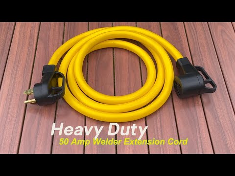 50Amp NEMA 14-50P to 6-50R Welder/EV Adapter Extension Cord 10FT