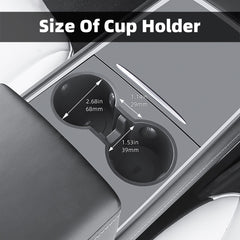 Portvoi Tesla Cup Holder Black